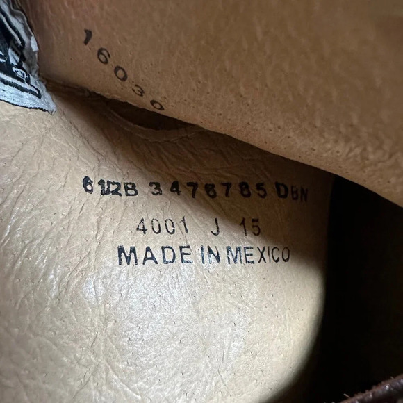 Frye JAYDEN CROSS STRAP Zipper Red Brown Boots Women US 6.5 B - Picture 5 of 7